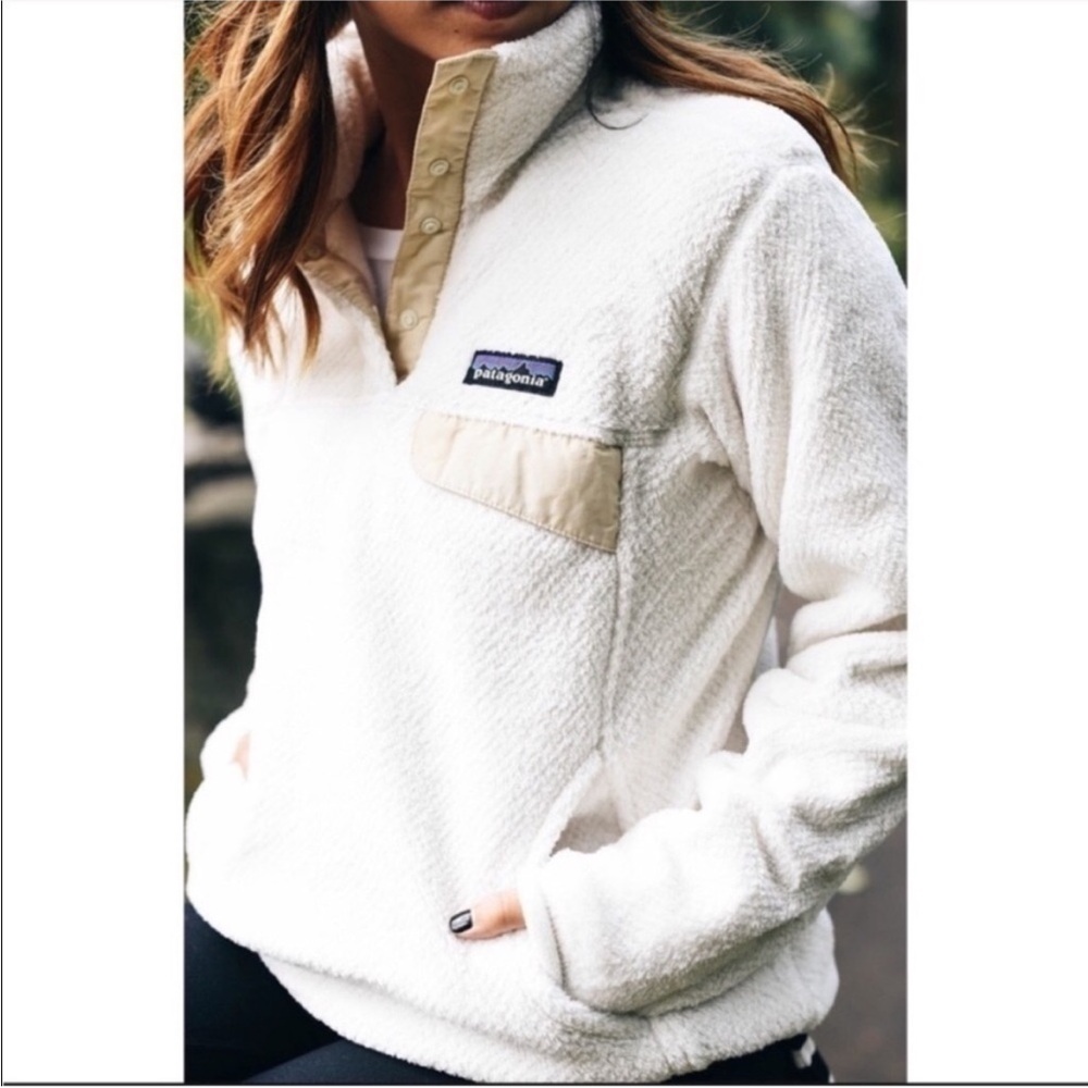 Patagonia | Re Tool‎ Snap T Fleece Pullover Cream M